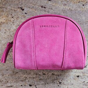 Longchamp Pink Suede Belt Bag